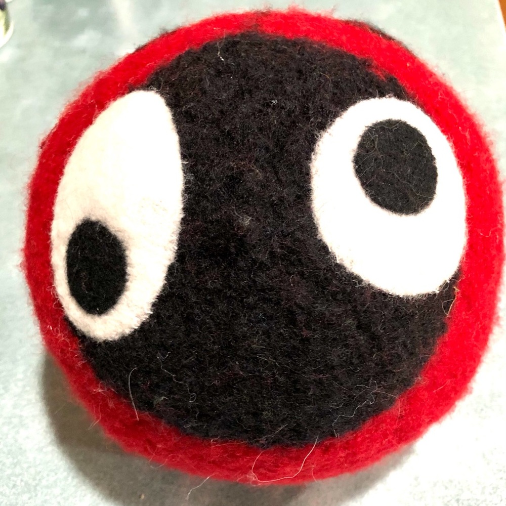 Felted Wool Ladybug - Picture 3 of 5
